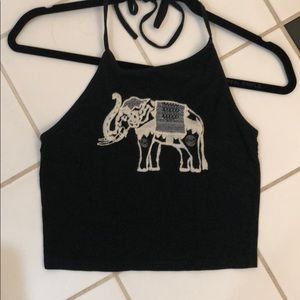 Brandy Melville halter crop top